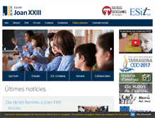 Tablet Screenshot of escolajoan23.com